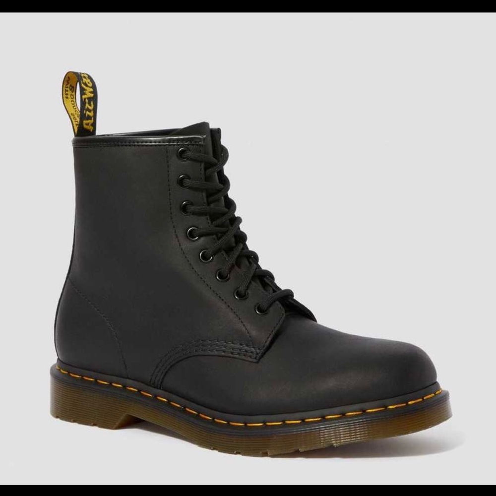Dr Martens 1460 Greasy Leather Lace Up Boots